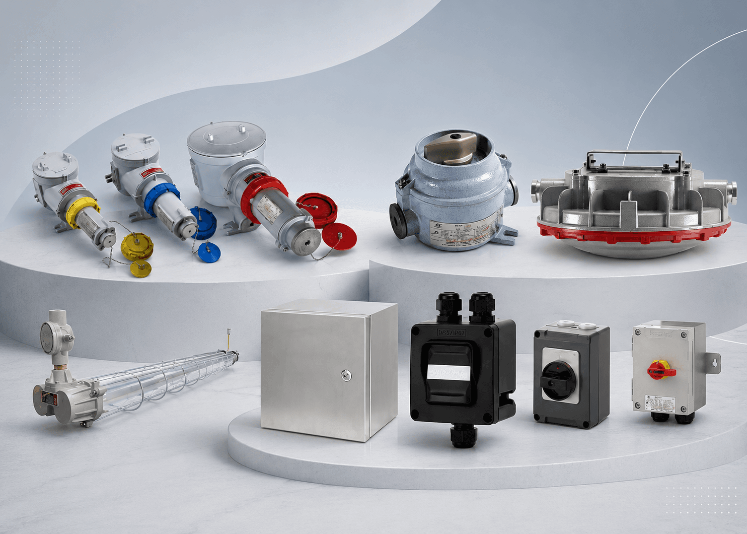 Explosion Proof electrical products supplied by Green Home Trading Est.