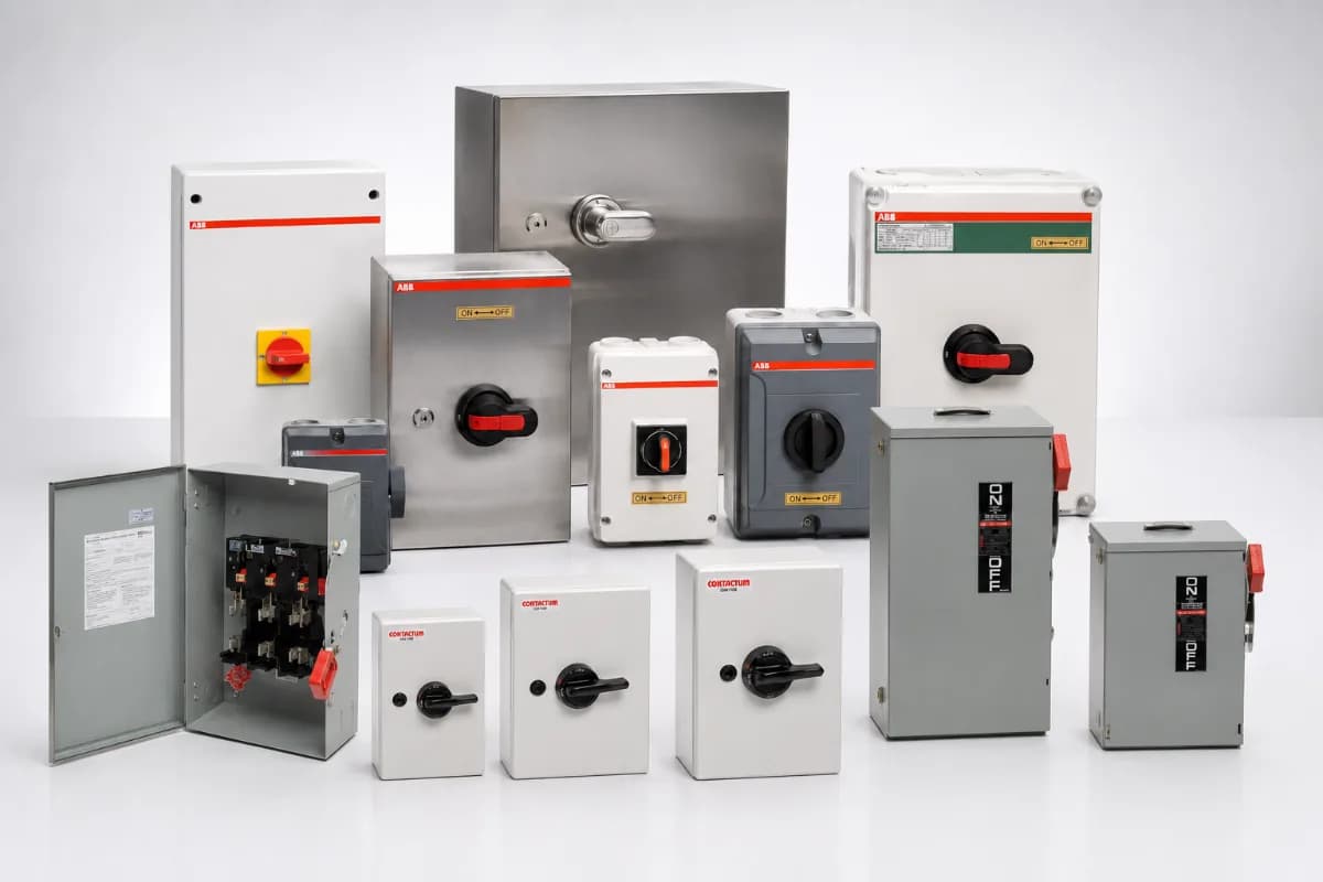 Disconnect Switches electrical products supplied by Green Home Trading Est.